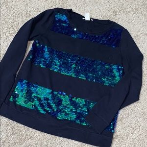 Sequin sweater